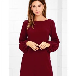 Lulu’s Long Sleeve Shift Dress